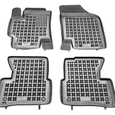 Gummi Fußmatten für Kia Rio II Schwarz