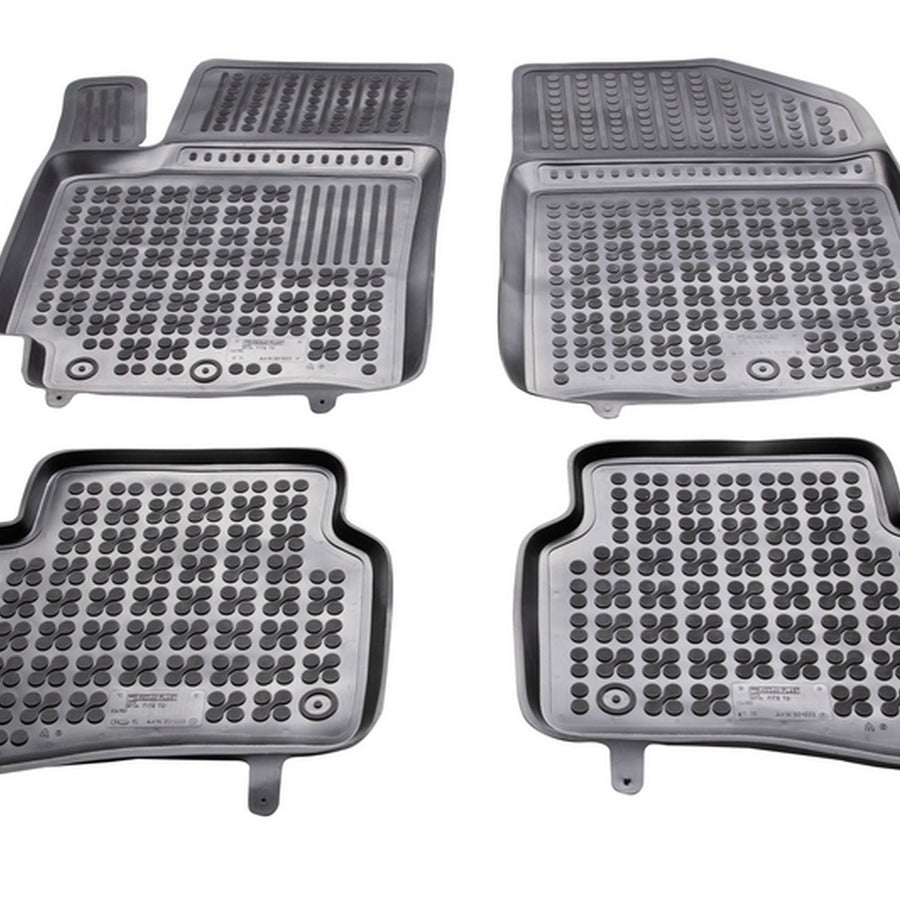 Gummi Fußmatten für Kia Rio IV Schwarz Gummi Fußmatten für Kia Rio IV Schwarz