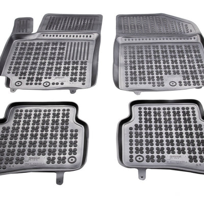 Gummi Fußmatten für Kia Rio IV Schwarz