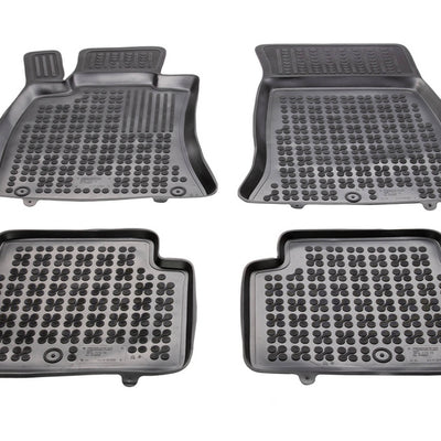 Gummi Fußmatten für Kia Stinger Schwarz