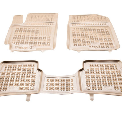 Gummi Fußmatten für Kia Stonic Beige