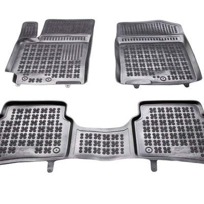 Gummi Fußmatten für Kia Stonic Schwarz