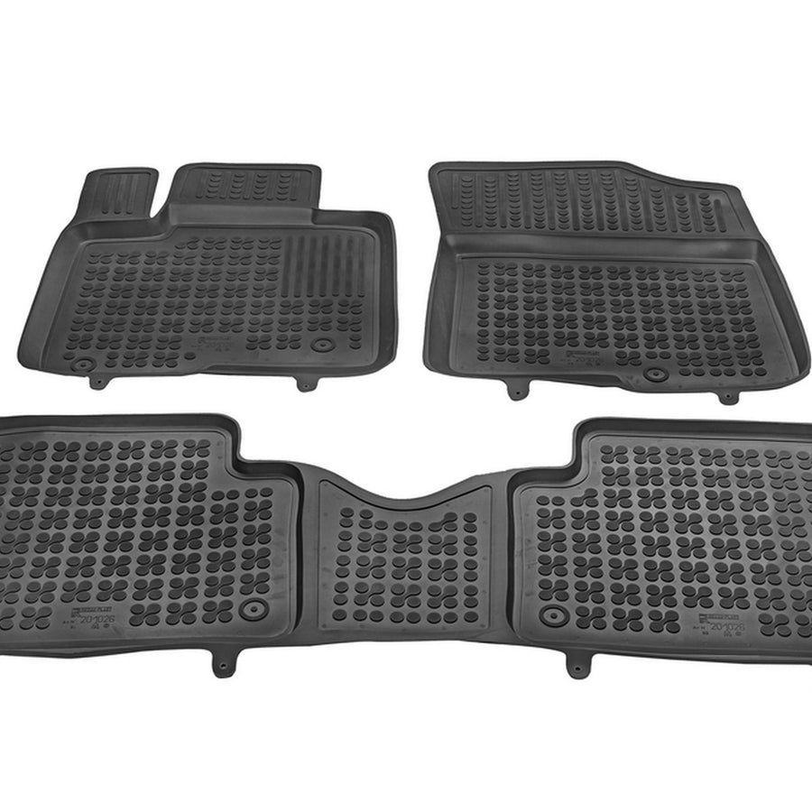 Gummi Fußmatten für Kia Sorento IV Schwarz Gummi Fußmatten für Kia Sorento IV Schwarz