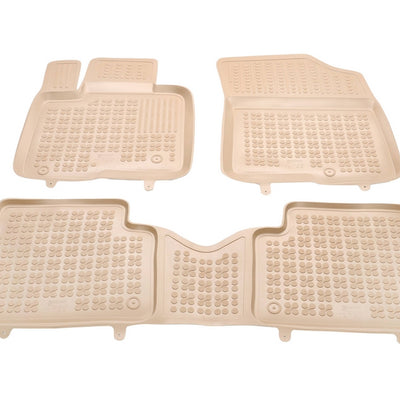 Gummi Fußmatten für Kia Sorento IV Beige