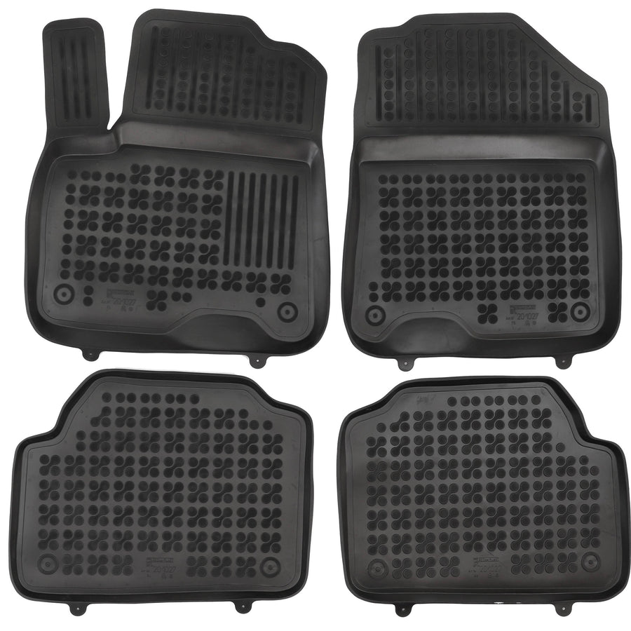 Gummi Fußmatten für Kia E-Niro I Elektro Schwarz Gummi Fußmatten für Kia E-Niro I Elektro Schwarz