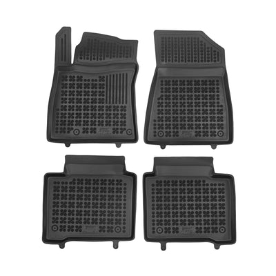 Gummi Fußmatten für Kia Niro / E-Niro II Schwarz / Hybrid