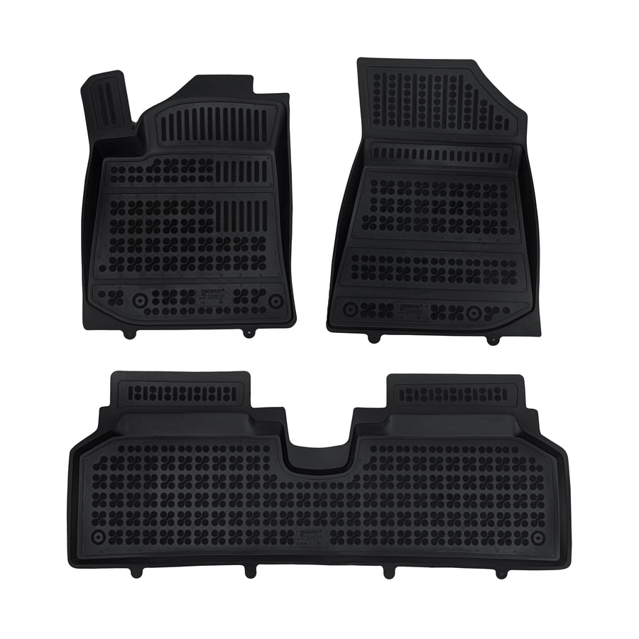 Gummi Fußmatten für Kia Niro / E-Niro II Schwarz / Elektro Gummi Fußmatten für Kia Niro / E-Niro II Schwarz / Elektro