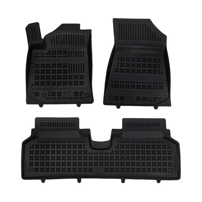 Gummi Fußmatten für Kia Niro / E-Niro II Schwarz / Elektro