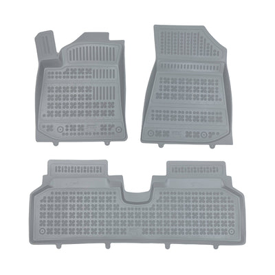 Gummi Fußmatten für Kia Niro / E-Niro II Grau / Elektro