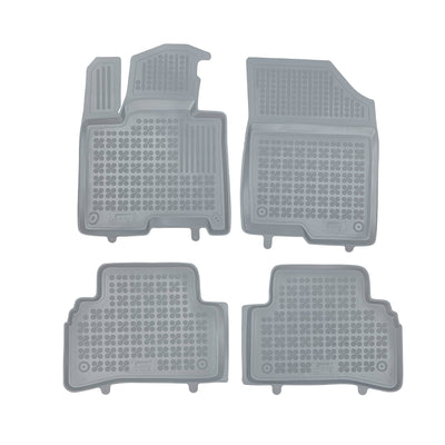 Gummi Fußmatten für Kia Sportage V / Hyundai Tucson III/IV Grau / Plug-In Hybrid