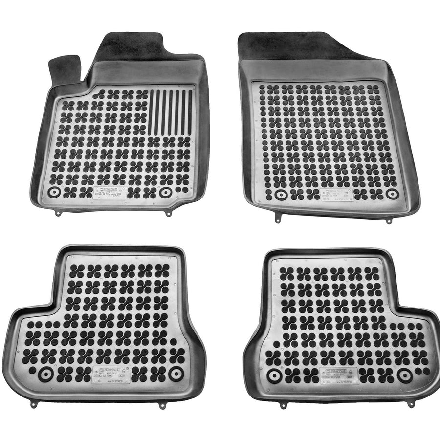 Gummi Fußmatten für Citroen C2 Schwarz Gummi Fußmatten für Citroen C2 Schwarz