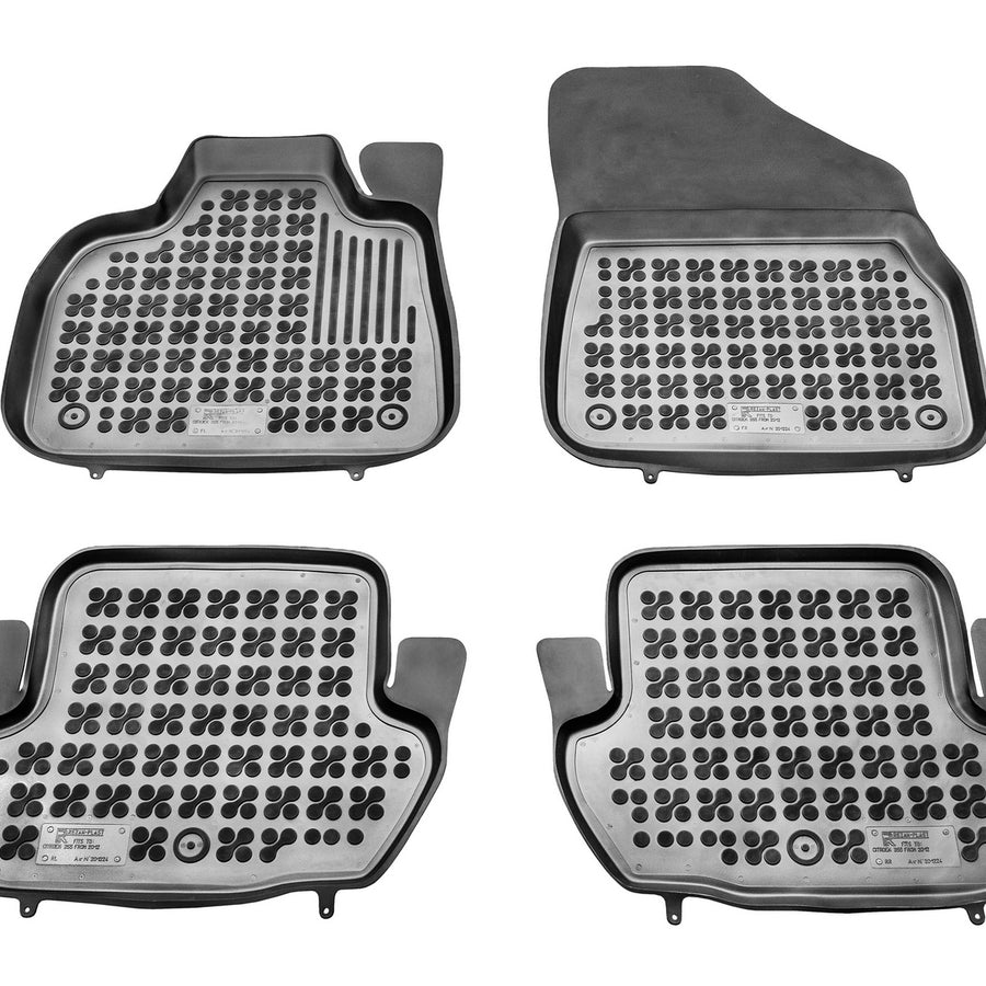 Gummi Fußmatten für Citroen DS5 Schwarz Gummi Fußmatten für Citroen DS5 Schwarz