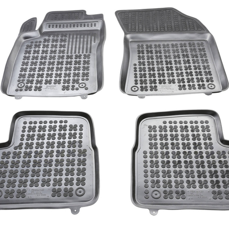 Gummi Fußmatten für Citroen C3 III Schwarz Gummi Fußmatten für Citroen C3 III Schwarz