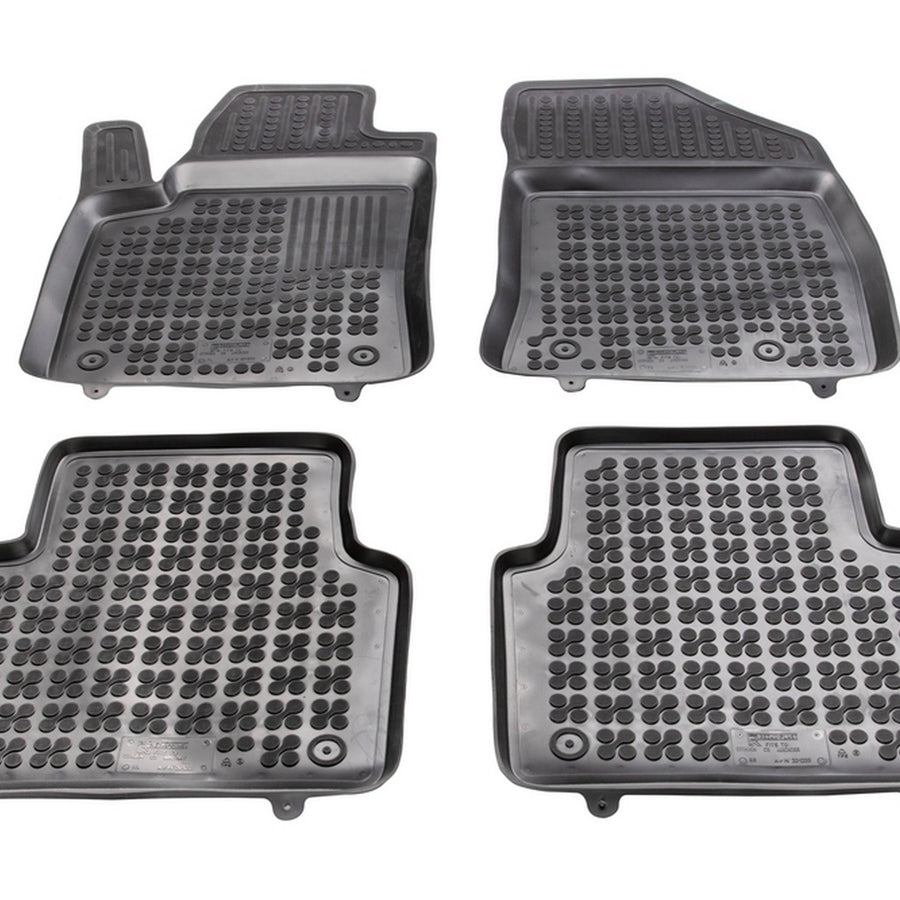 Gummi Fußmatten für Citroen C3 Aircross Schwarz Gummi Fußmatten für Citroen C3 Aircross Schwarz