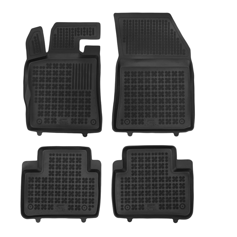 Gummi Fußmatten für Citroen C5 X Schwarz Gummi Fußmatten für Citroen C5 X Schwarz