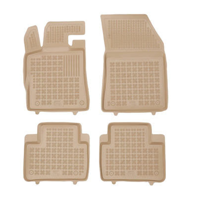 Gummi Fußmatten für Citroen C5 X Beige