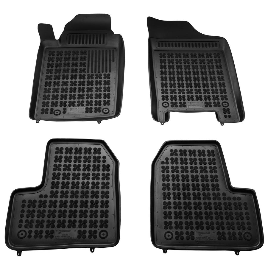Gummi Fußmatten für Peugeot 206 Schwarz Gummi Fußmatten für Peugeot 206 Schwarz