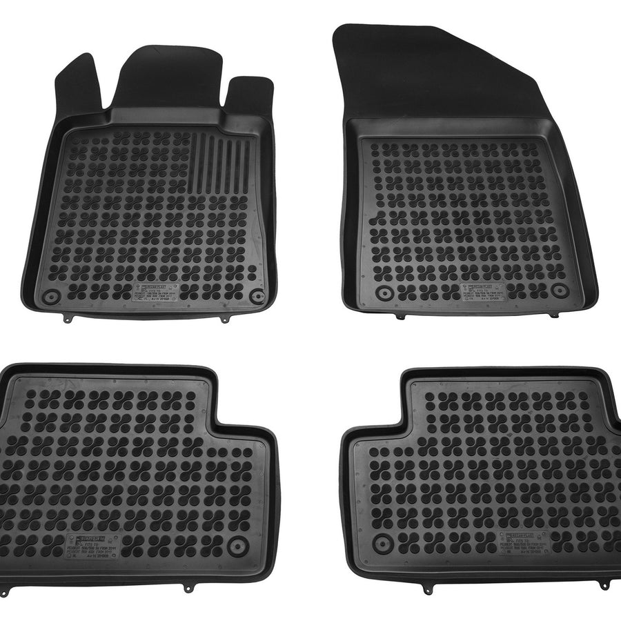Gummi Fußmatten für Peugeot 508 / 508RXH Schwarz Gummi Fußmatten für Peugeot 508 / 508RXH Schwarz