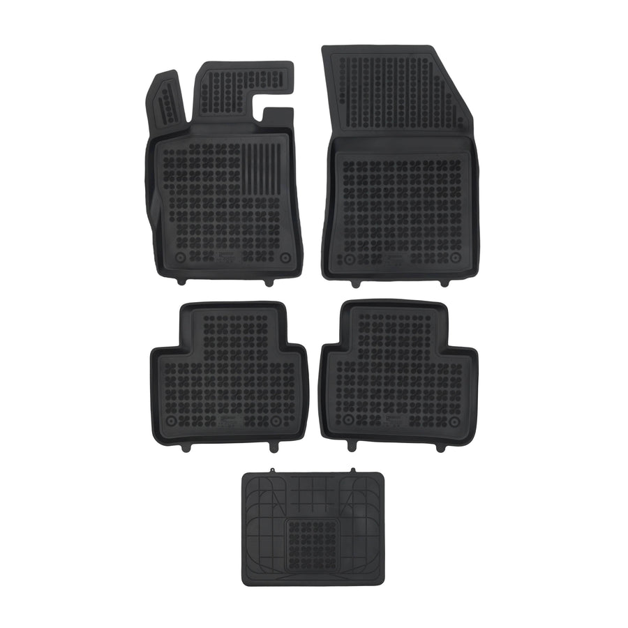 Gummi Fußmatten für Opel Astra VI Sports Tourer / Peugeot 308 SW Schwarz Gummi Fußmatten für Opel Astra VI Sports Tourer / Peugeot 308 SW Schwarz
