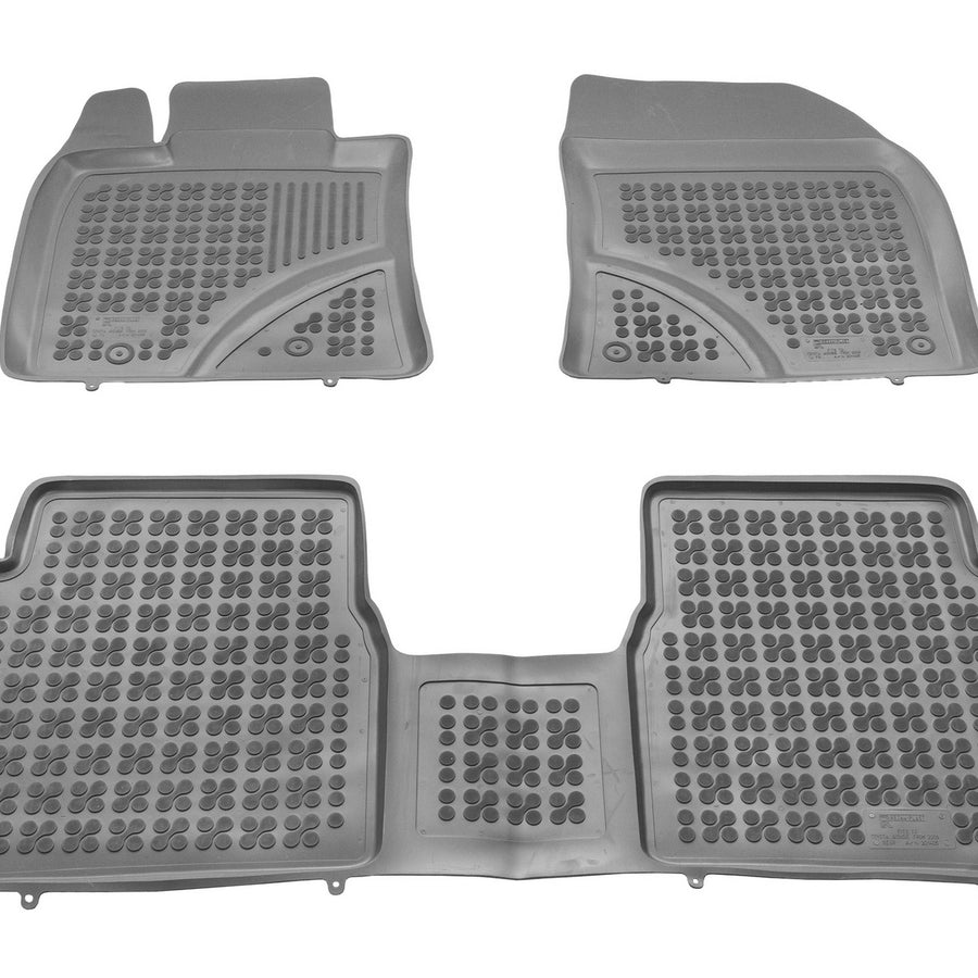Gummi Fußmatten für Toyota Avensis III Schwarz Gummi Fußmatten für Toyota Avensis III Schwarz