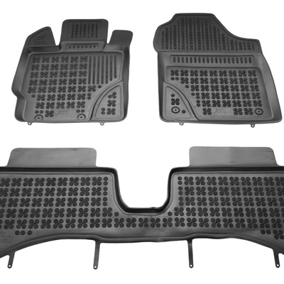 Gummi Fußmatten für Toyota Yaris XP13 Hybrid Vor-Faceliftmodell