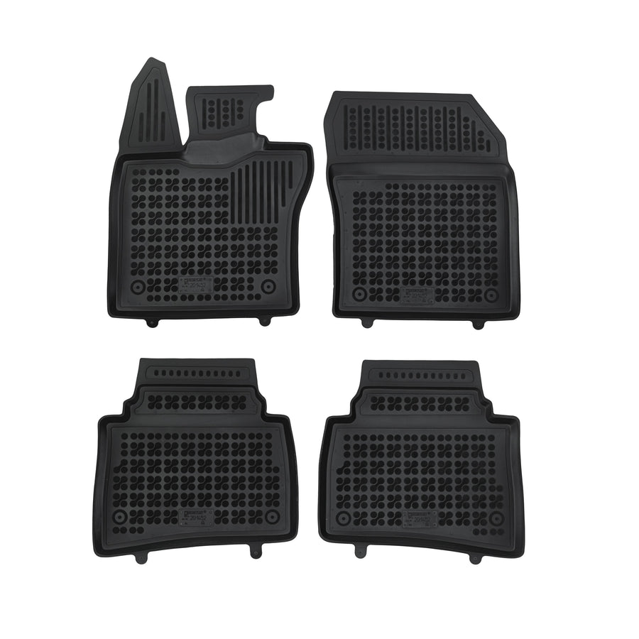 Gummi Fußmatten für Toyota Prius V XW60 Schwarz Gummi Fußmatten für Toyota Prius V XW60 Schwarz