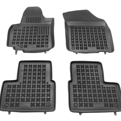 Gummi Fußmatten für Fiat Sedici Schwarz