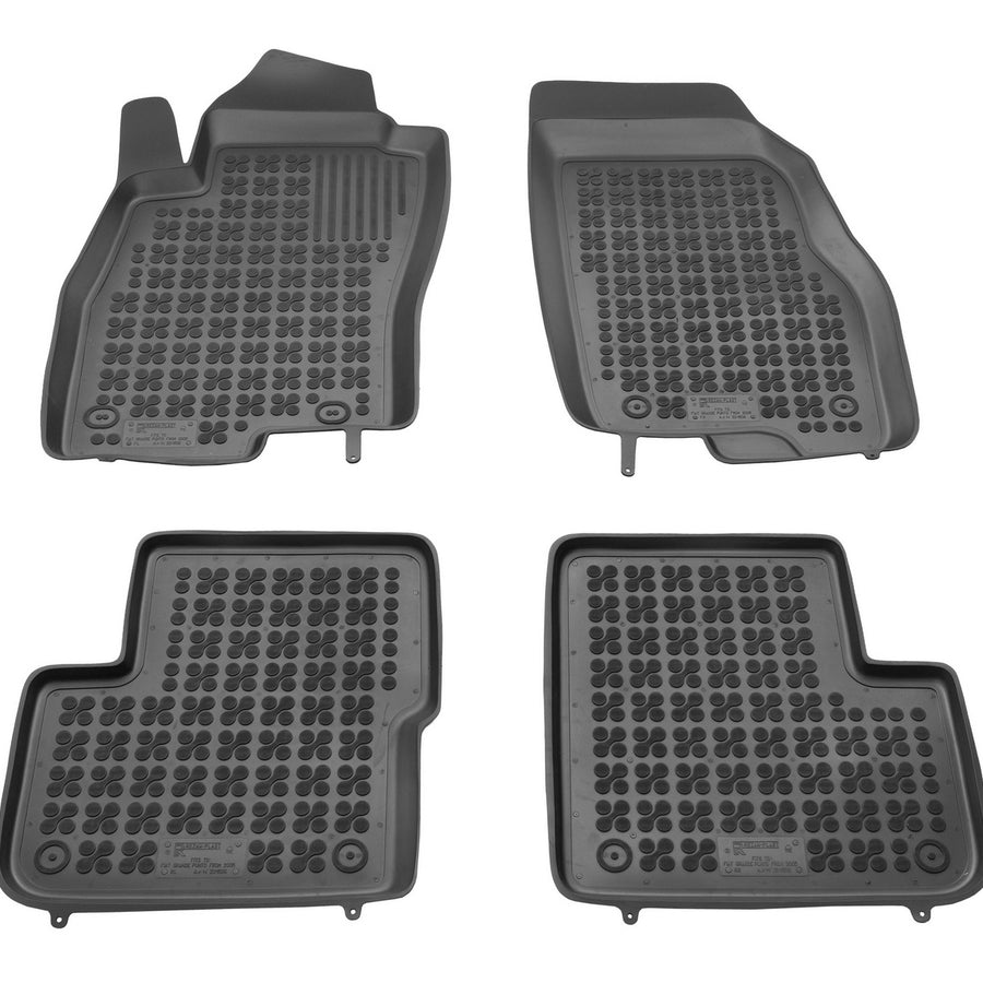 Gummi Fußmatten für Fiat Grande Punto Schwarz Gummi Fußmatten für Fiat Grande Punto Schwarz