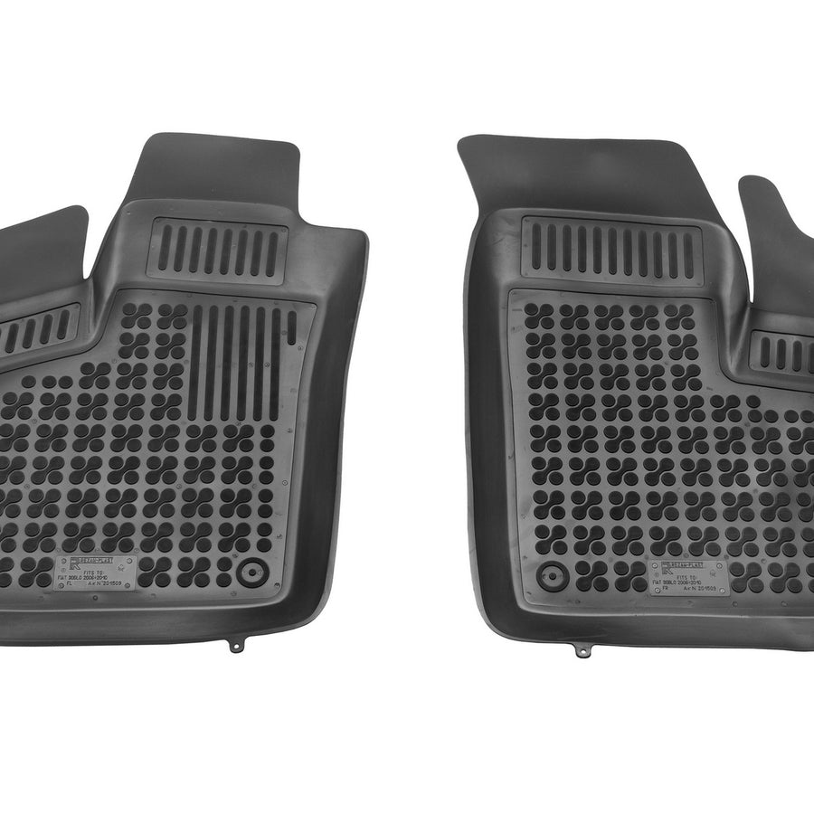 Gummi Fußmatten für Fiat Doblo Schwarz Gummi Fußmatten für Fiat Doblo Schwarz