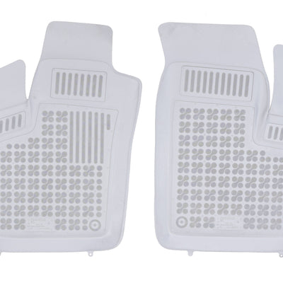 Gummi Fußmatten für Fiat Doblo Grau