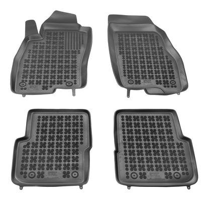 Gummi Fußmatten für Fiat Punto III Schwarz