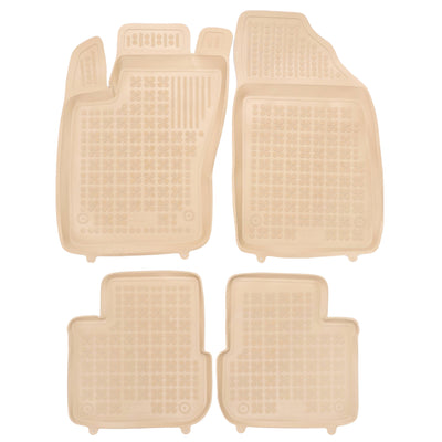 Gummi Fußmatten für Fiat Tipo Limousine Beige