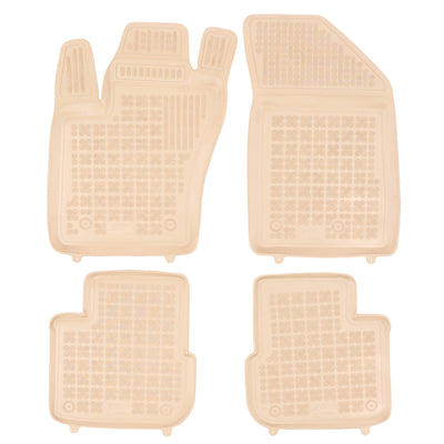 Gummi Fußmatten für Fiat Tipo Beige