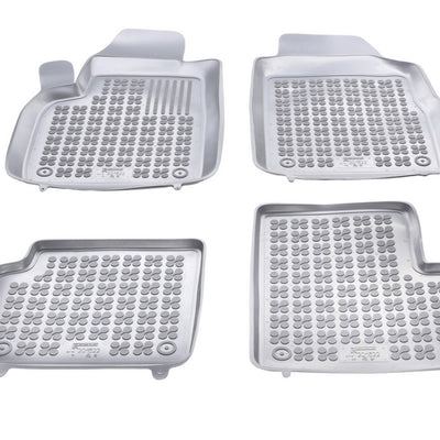 Gummi Fußmatten für Fiat 500 Hybrid Grau