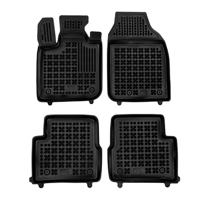 Gummi Fußmatten für Fiat 500e Schwarz