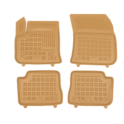 Gummi Fußmatten für Fiat 600e Beige