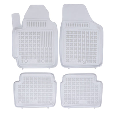 Gummi Fußmatten für Hyundai i10 Grau