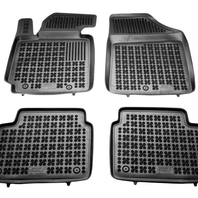 Gummi Fußmatten für Hyundai Veloster Schwarz