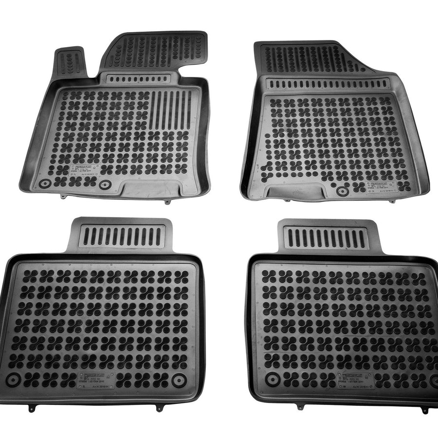 Gummi Fußmatten für Hyundai i40 Schwarz Gummi Fußmatten für Hyundai i40 Schwarz