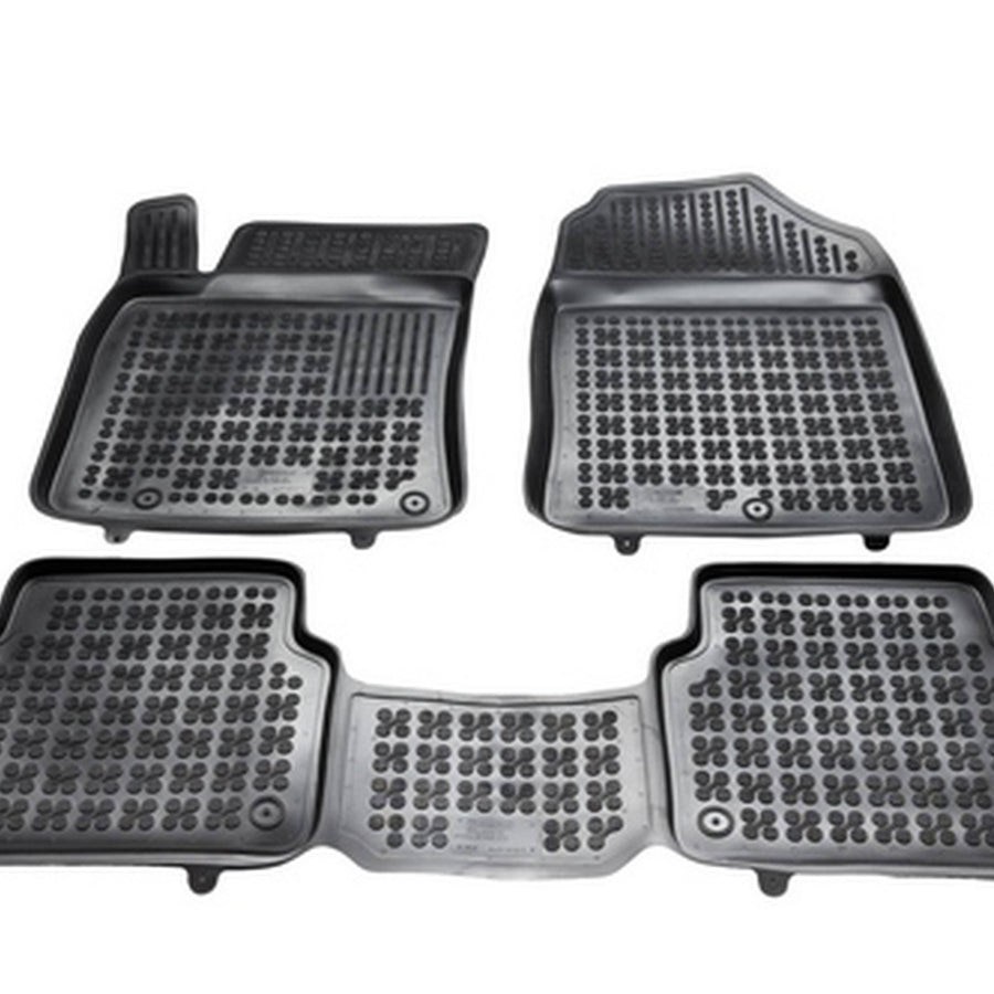 Gummi Fußmatten für Hyundai i30 III / Kia Ceed III Schwarz Gummi Fußmatten für Hyundai i30 III / Kia Ceed III Schwarz