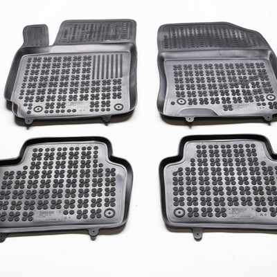 Gummi Fußmatten für Hyundai Kona Schwarz