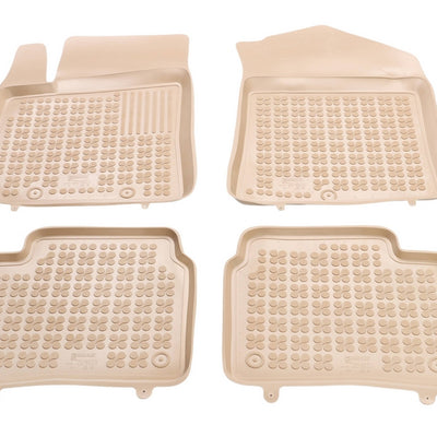 Gummi Fußmatten für Hyundai  i10 III Beige