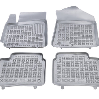 Gummi Fußmatten für Hyundai  i10 III Grau