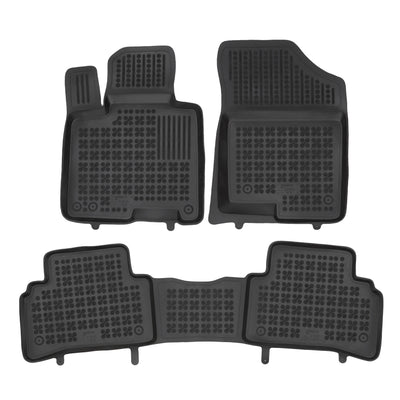 Gummi Fußmatten für Kia Sportage V / Hyundai Tucson III/IV Schwarz / Verbrenner