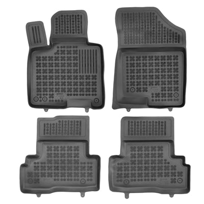 Gummi Fußmatten für Kia Sportage V / Hyundai Tucson III/IV Schwarz / Hybrid