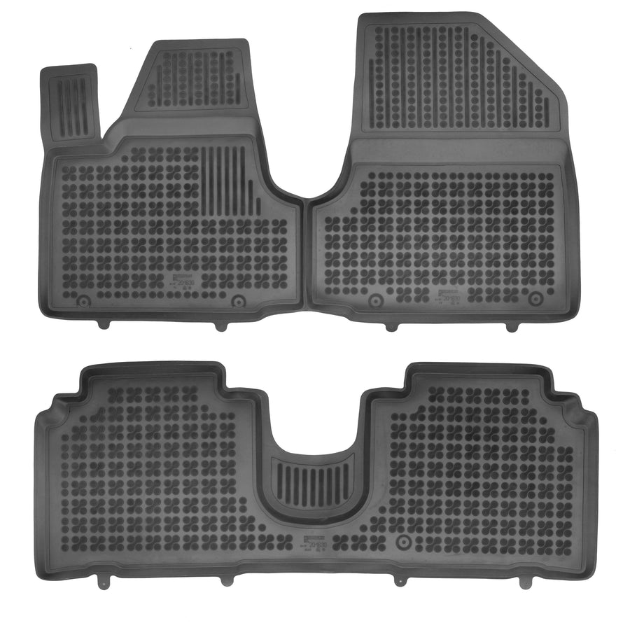 Gummi Fußmatten für Hyundai Ioniq 5 Schwarz Gummi Fußmatten für Hyundai Ioniq 5 Schwarz