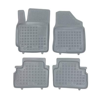 Gummi Fußmatten für Hyundai Kona II Grau / Hybrid