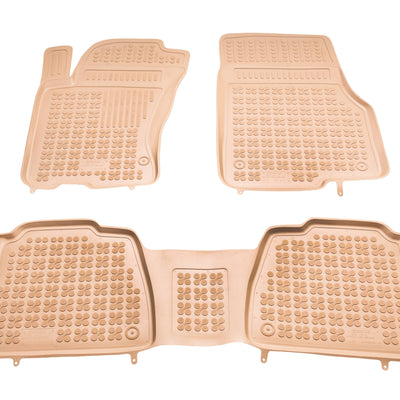 Gummi Fußmatten für Mercedes ML W163 Beige