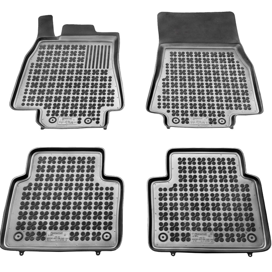 Gummi Fußmatten für Mercedes B W245 Schwarz Gummi Fußmatten für Mercedes B W245 Schwarz
