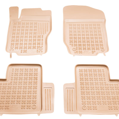 Gummi Fußmatten für Mercedes ML W164 Beige